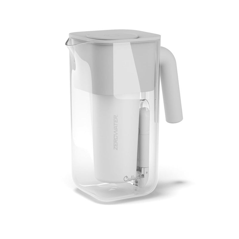 Culligan غلاية مياه بفلتر 7 أكواب بتقنية زيرو ووتر – تشمل فلتر مياه متقدم بخمس مراحل، معتمد من IAPMO لتقليل الرصاص، والمواد الكيميائية الدائمة (PFAS)، والزئبق، والفلورايد، والكلور. - Image 1